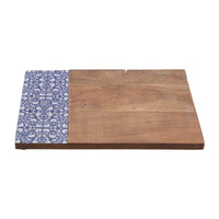 Armenian Blue Challah Board by Yair Emanuel