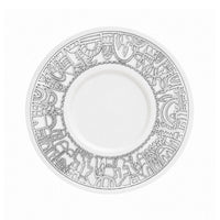 Jerusalem White and Silver Cut-Outs by Yair Emanuel