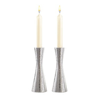 Hammered Small Candlesticks by Yair Emanuel