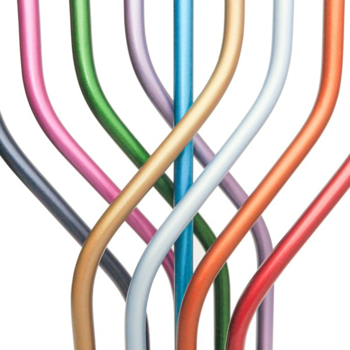 'Flames' Chanukiah in Mutli Colour by Yair Emanuel
