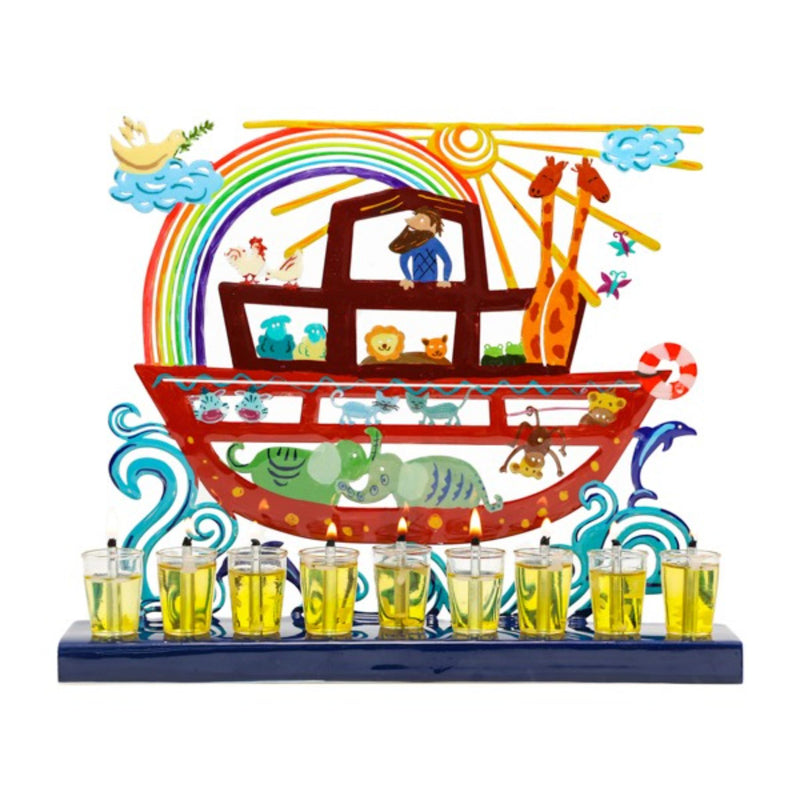 Noahs Ark Chanukiah by Yair Emanuel