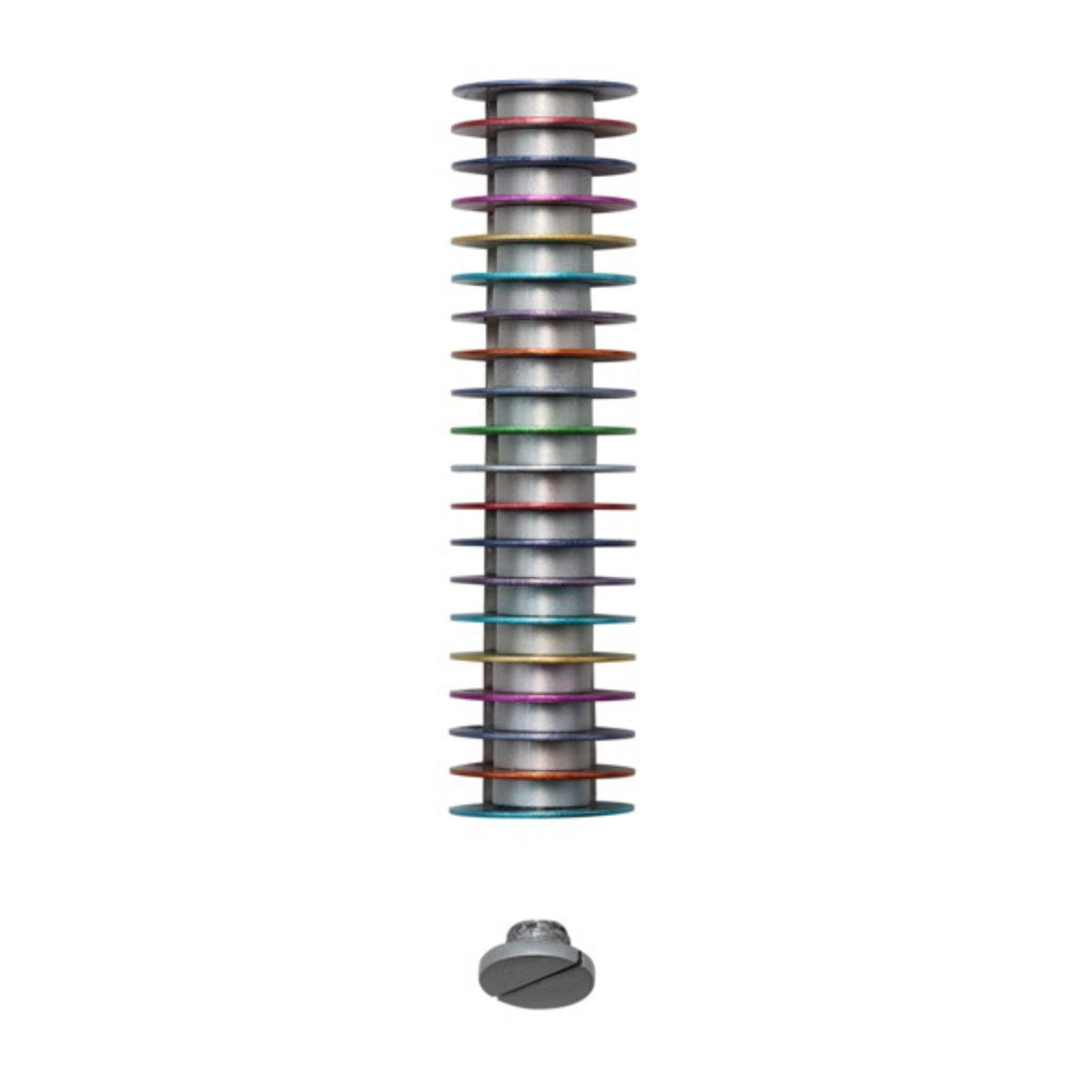 Discs Multi Colour (10cm Scroll) Mezuzah by Yair Emanuel