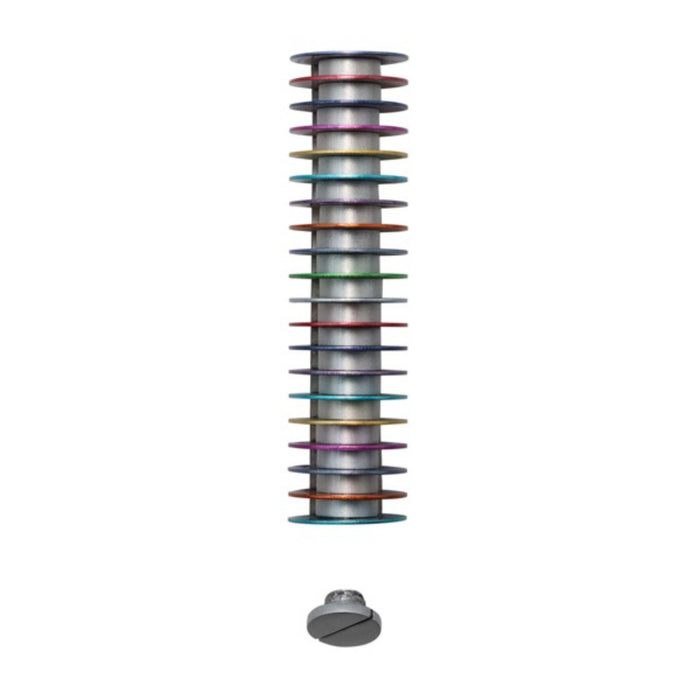 Discs Multi Colour (12cm Scroll) Mezuzah by Yair Emanuel