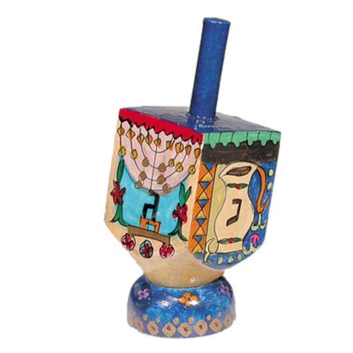 Chanukah 'Sham' Dreidel with Stand by Yair Emanuel