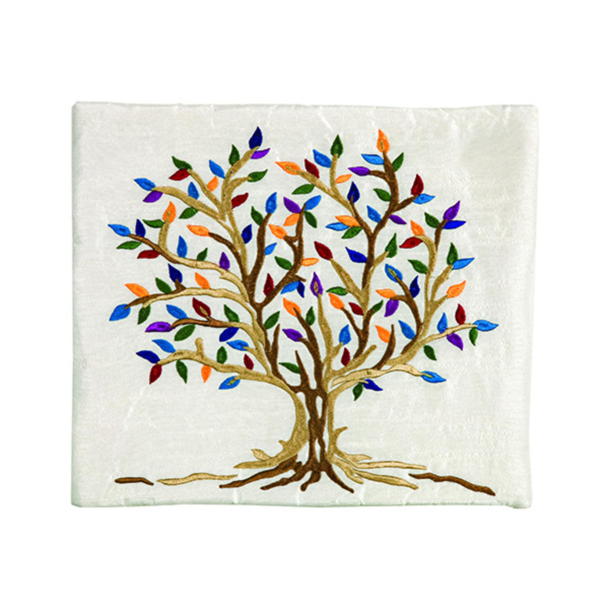 Magen David Small Tallit with Matching Bag/Kippah in Multi Coloured Stripe by Yair Emanuel (Copy)