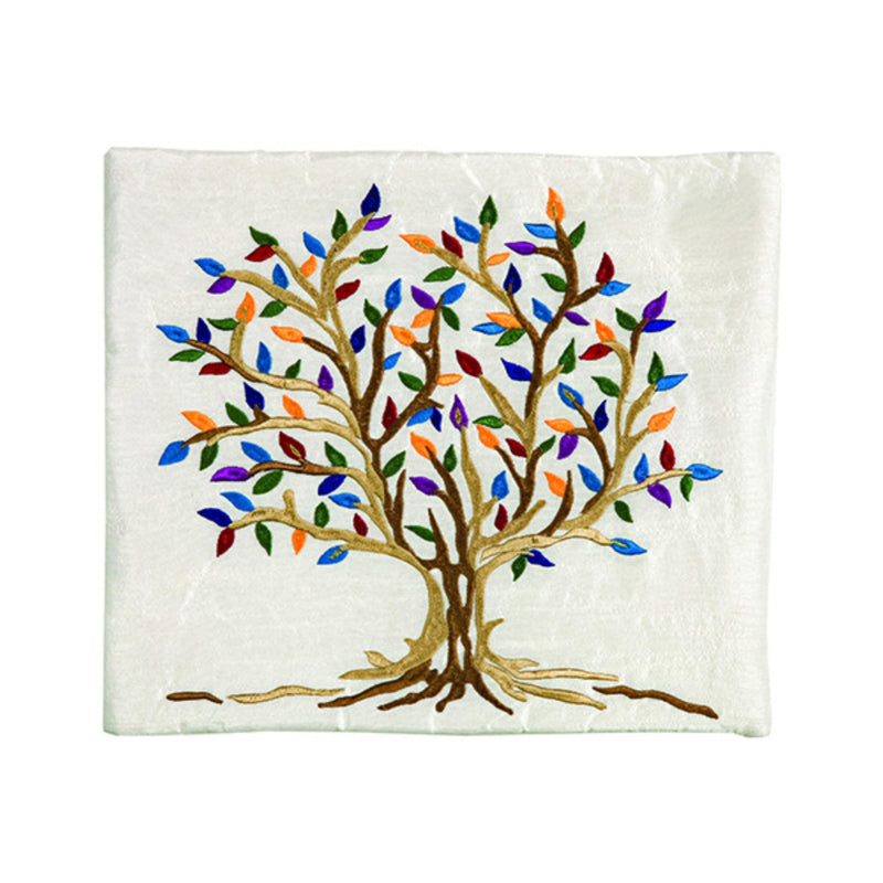 Magen David Small Tallit with Matching Bag/Kippah in Multi Coloured Stripe by Yair Emanuel (Copy)