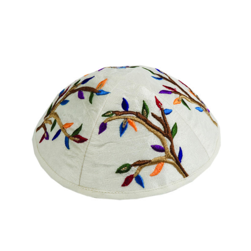 Magen David Small Tallit with Matching Bag/Kippah in Multi Coloured Stripe by Yair Emanuel (Copy)