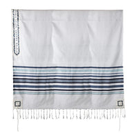 Small Jerusalem Woven Stripes Talit and Matching Bag by Yair Emanuel