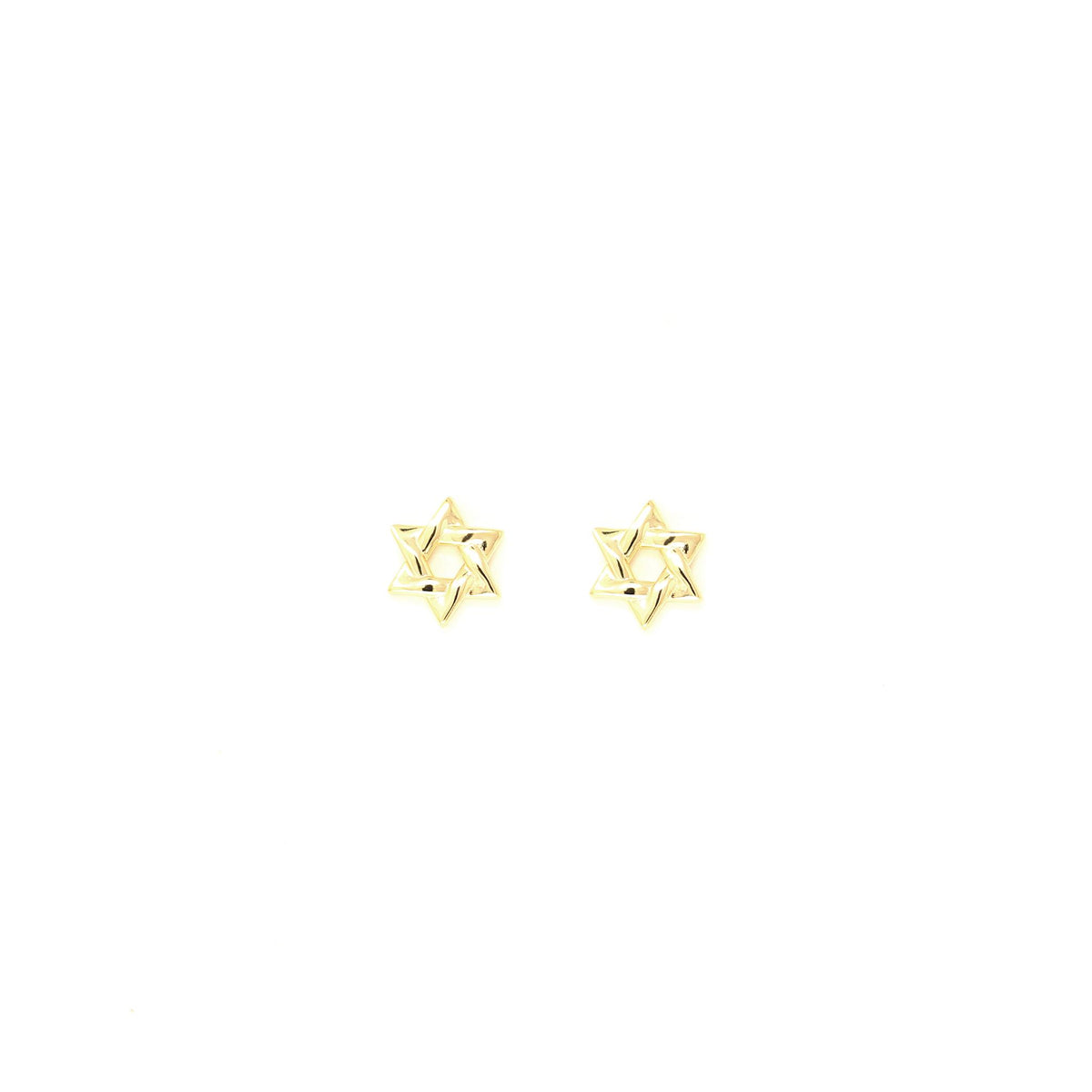 Star of David Earrings in Gold and by Penny Levi