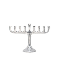 Classic Hammered Chanukiah by Yair Emanuel