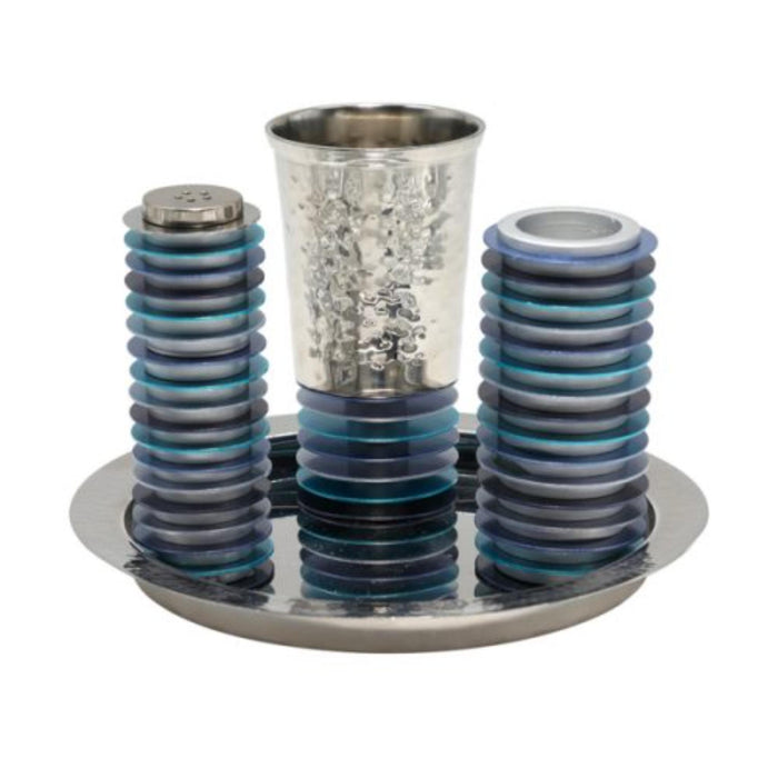 Discs Havdalah Set in Blues by Yair Emanuel