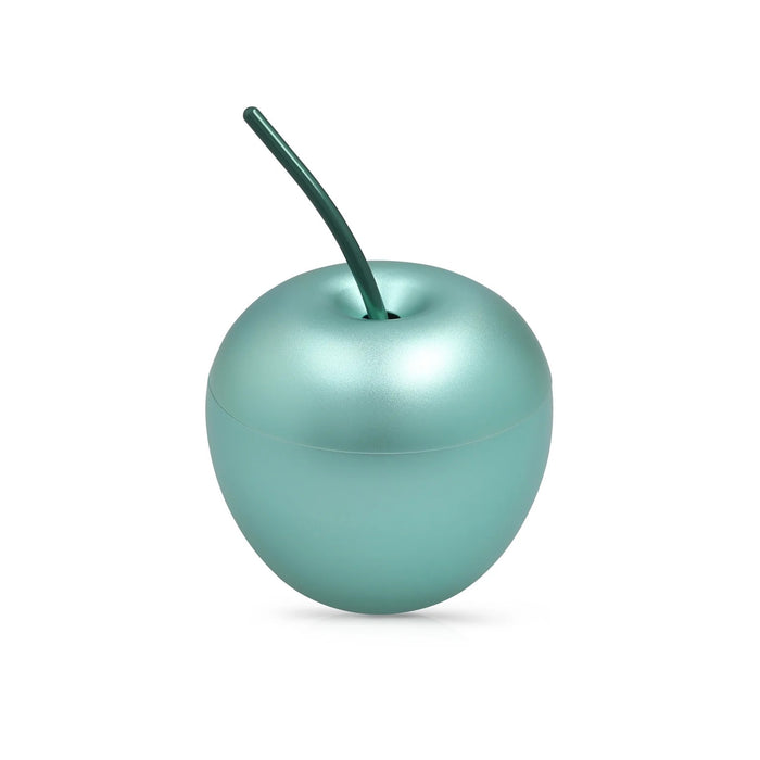 Fresh Mint Green Rosh Hashanah Apple Honey Pot with Green Dipper by Akilov