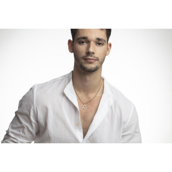 Delicate Star of David Necklace (Unisex) by Adi Sidler