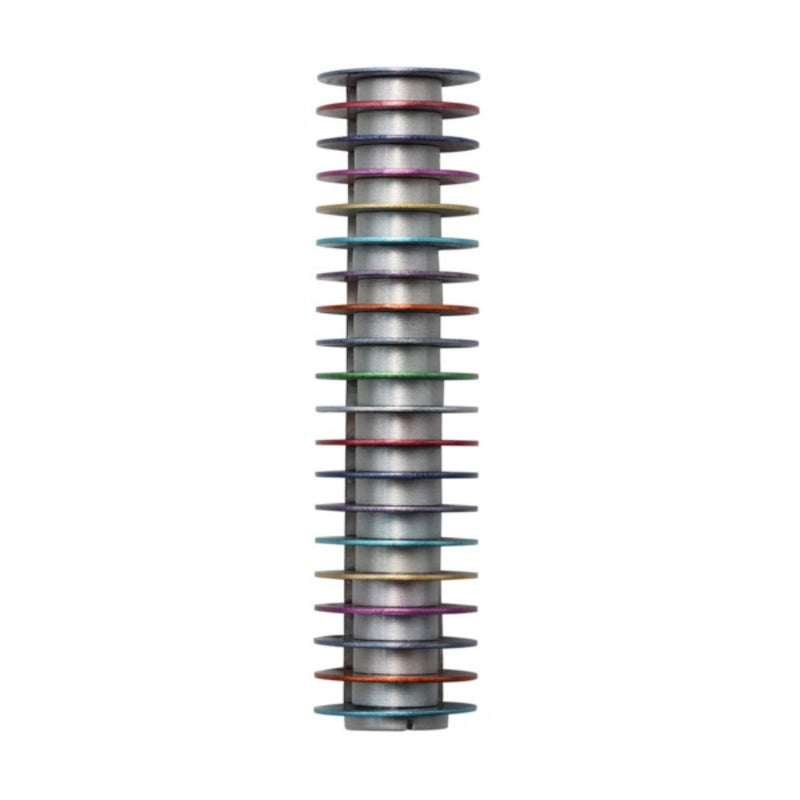 Discs Multi Colour (10cm Scroll) Mezuzah by Yair Emanuel