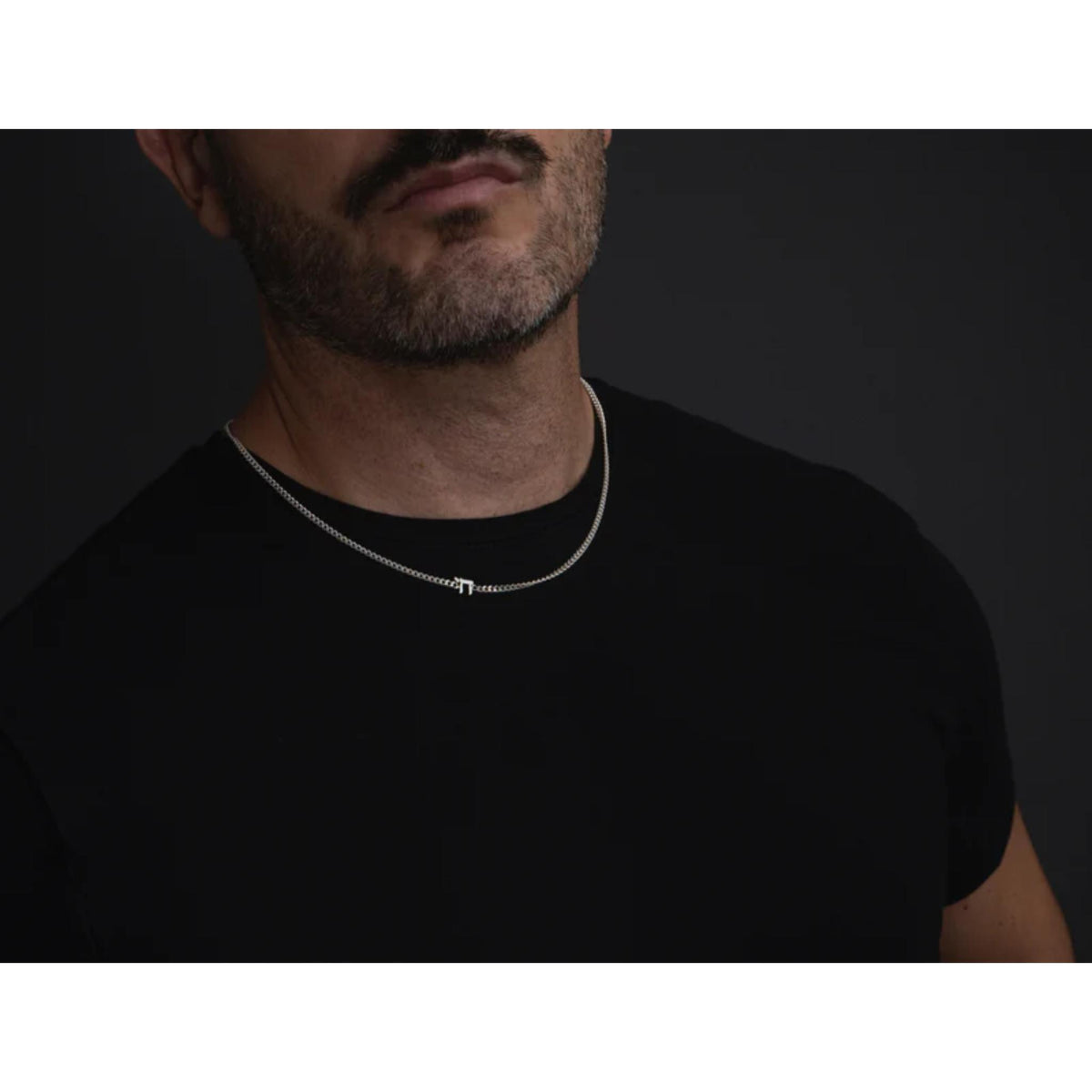 Men's Shelev Necklace Chai Edition in recycled Sterling 925 Silver by Oriya