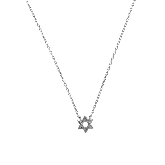 Tiny Star of David Pendant Necklace in Silver by Penny Levi