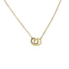 Never Forget/ Am Yisrael Chai Links Necklace in Gold by Penny Levi