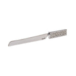 Pomegranate Metal Cut Out Pomegranate Design - White Challah Knife by Yair Emanuel