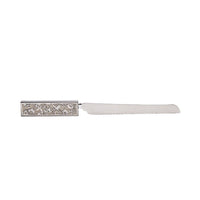 Pomegranate Metal Cut Out Pomegranate Design - White Challah Knife by Yair Emanuel