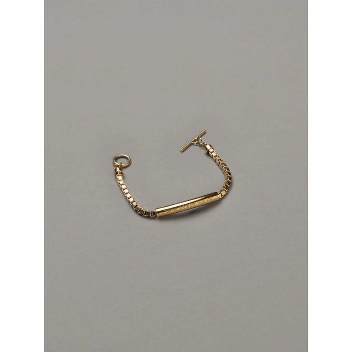 Shema Bracelet in Sterling 925 Silver Gold Plated by Oriya