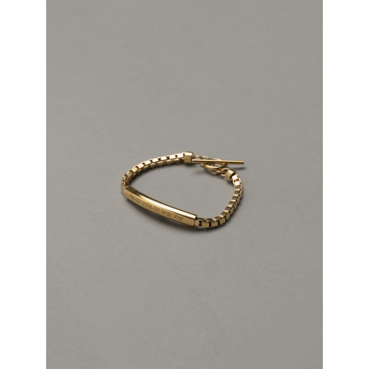 Shema Bracelet in Sterling 925 Silver Gold Plated by Oriya