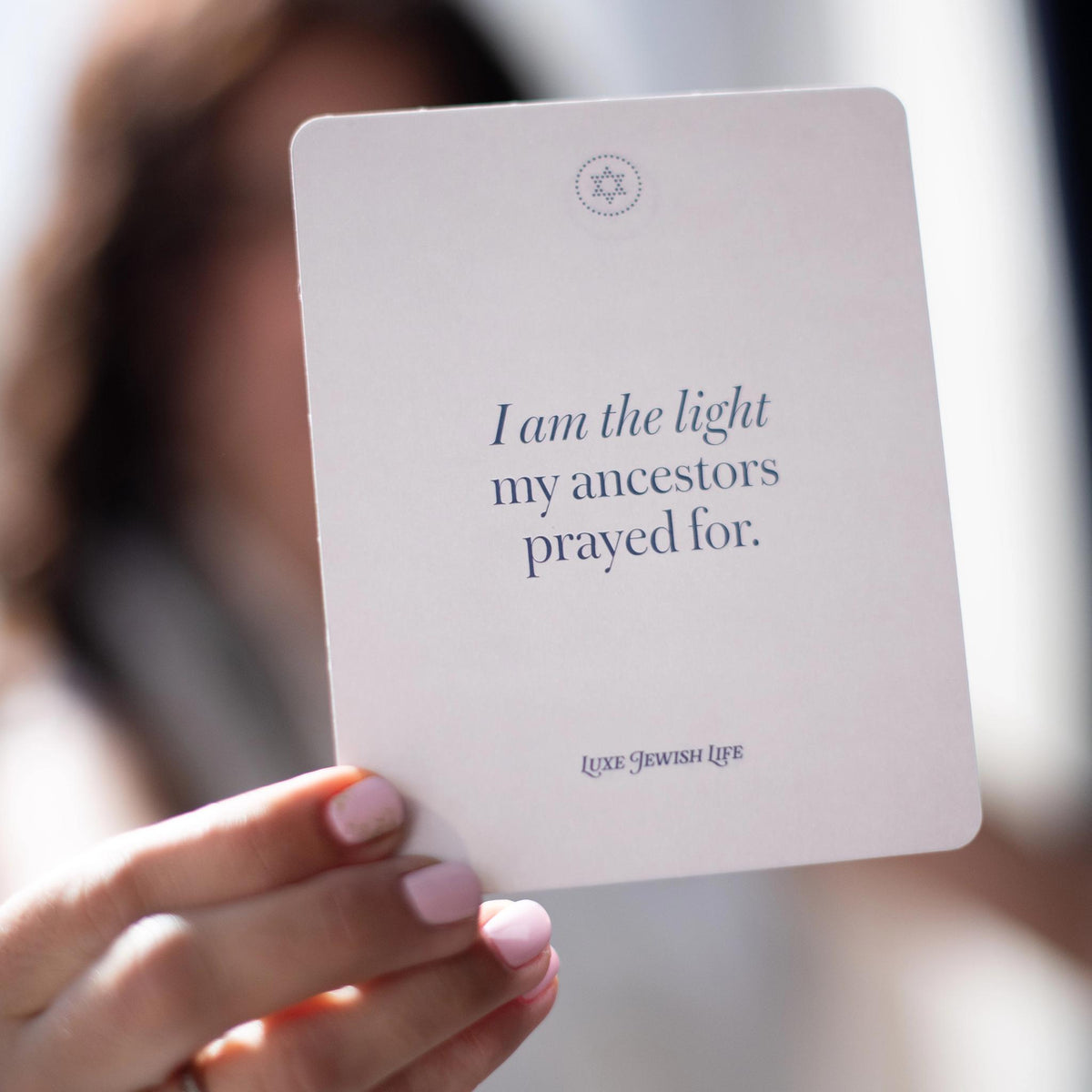 Positive Jewish Affirmations Card Deck by Karen Cinnamon