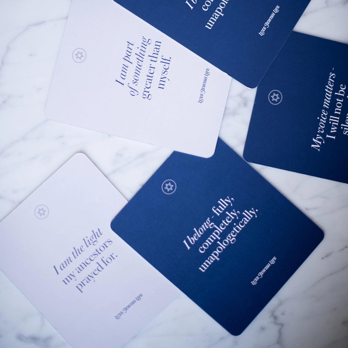 Positive Jewish Affirmations Card Deck by Karen Cinnamon