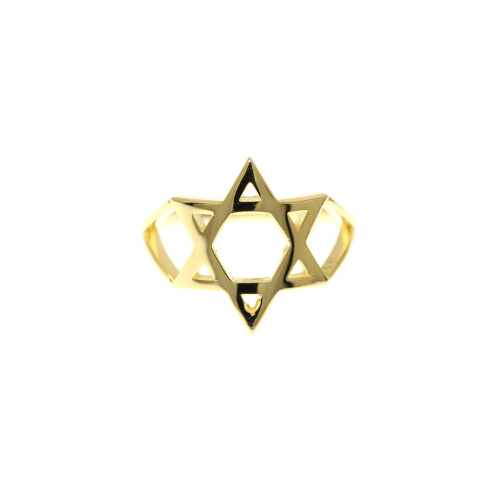 Star Of David Ring in Gold by Penny Levi
