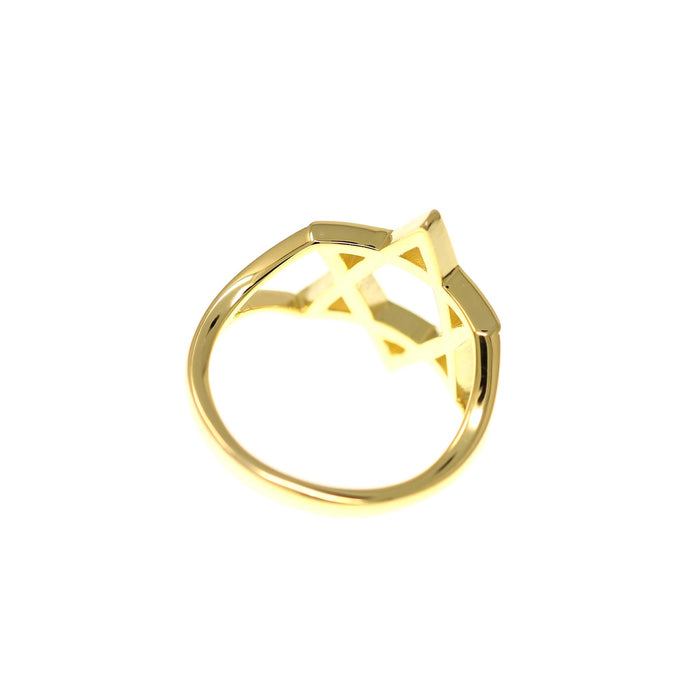 Star Of David Ring in Gold by Penny Levi