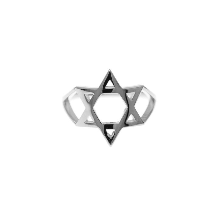 Star Of David Ring in Silver by Penny Levi