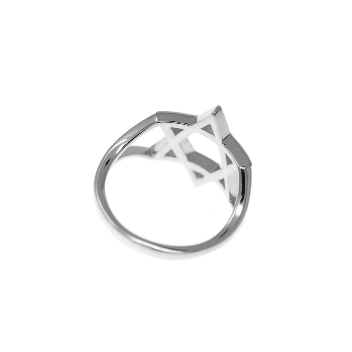 Star Of David Ring in Silver by Penny Levi