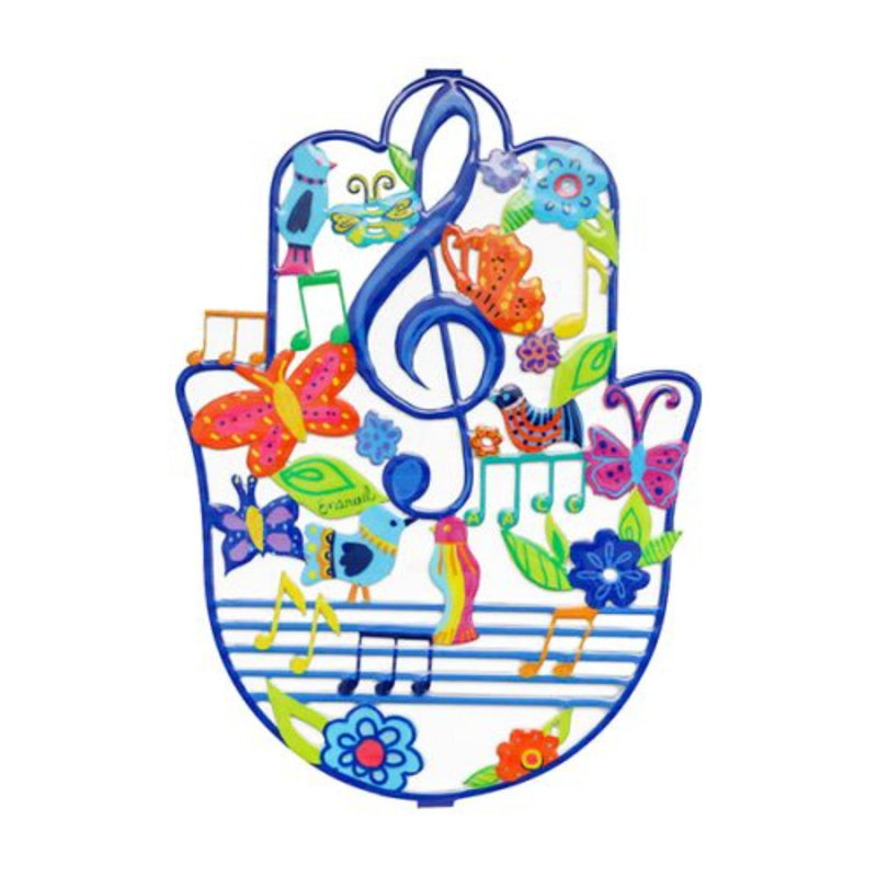 Music Hamsa and Wall Hanging by Yair Emanuel