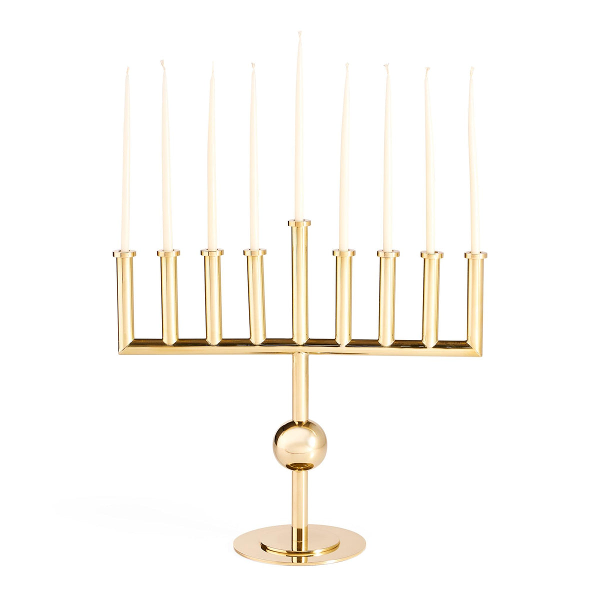 Vienna Brass Chanukiah by Jonathan Adler