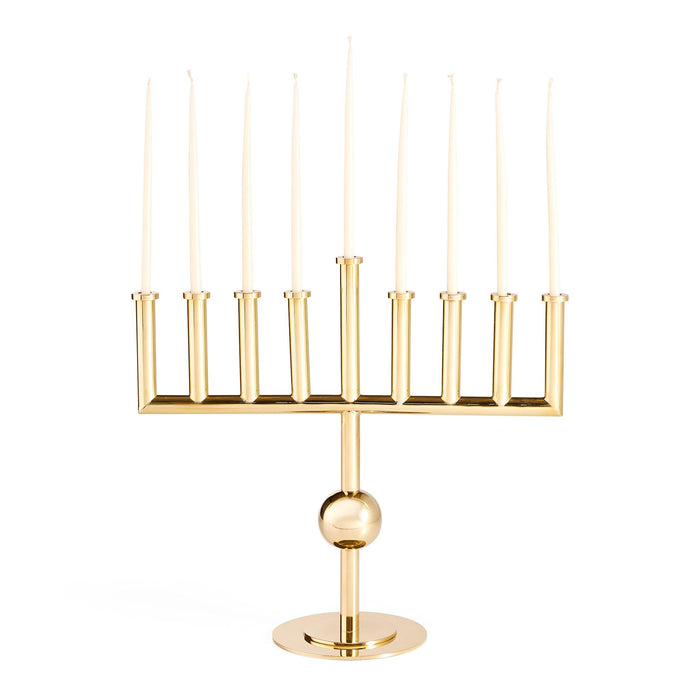 Vienna Brass Chanukiah by Jonathan Adler