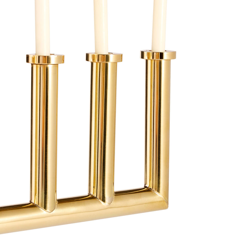 Vienna Brass Chanukiah by Jonathan Adler