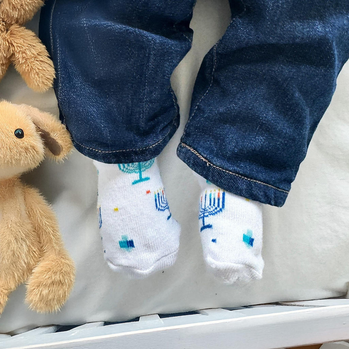 Chanukah Baby Socks