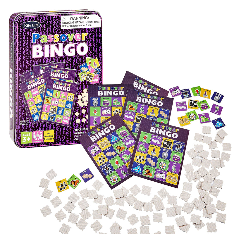 Passover Seder Bingo Game in Collectible Tin