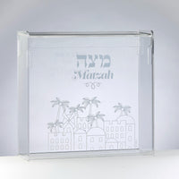 Acrylic Flip Top Matzah Box