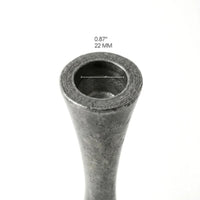 Classic Antique Silver Shabbat Candlesticks  by Yair Emanuel