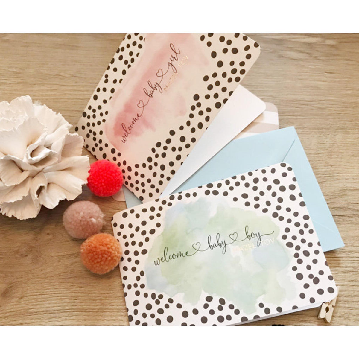 Welcome Baby Girl Card