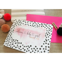 Welcome Baby Girl Card