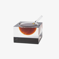 Acrylic Honey & Salt Dish in Black by Apeloig