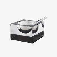 Acrylic Honey & Salt Dish in Black by Apeloig
