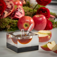 Acrylic Honey & Salt Dish in Black by Apeloig