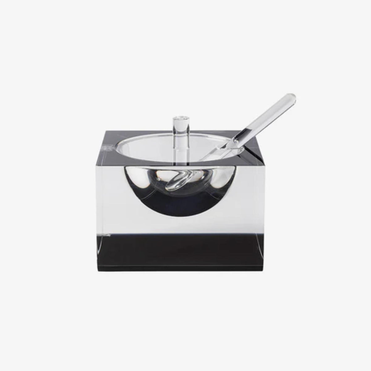 Acrylic Honey & Salt Dish in Black by Apeloig