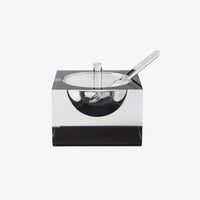 Acrylic Honey & Salt Dish in Black by Apeloig