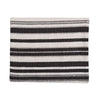 Silk/Cotton Hand Woven Black and White Medium Tallit with Atara with Hebrew Blessing and Matching Bag/Kippah by Yair Emanuel