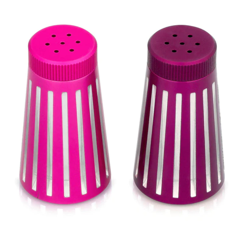 Classic Salt & Pepper Shakers in Pink/Purple by Akilov
