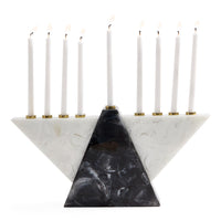 Como Chanukiah in Black and White  by Jonathan Adler