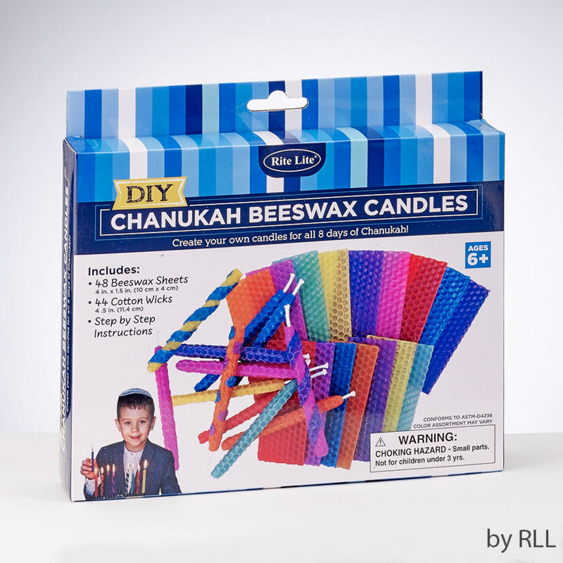 Create your own Chanukah Bees Wax Candles Kit